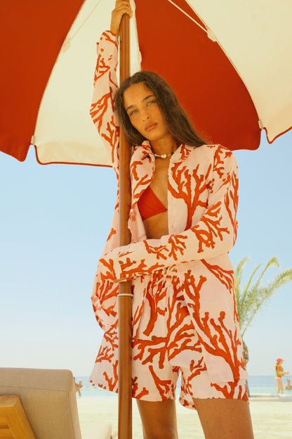 Coral flame